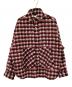 DANKE SCHON（ダンケ シェーン）の古着「BLIND HOOK SHAGY SHIRT」｜レッド×ホワイト
