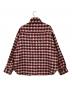 DANKE SCHON (ダンケ シェーン) BLIND HOOK SHAGY SHIRT レッド×ホワイト サイズ:FREE：5000円