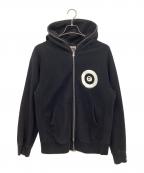 BAPE BY A BATHING APEベイプバイアベイシングエイプ）の古着「ジップパーカー」｜ブラック