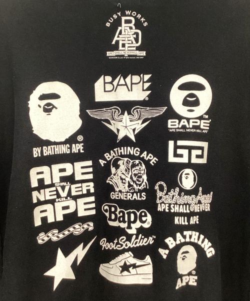 BAPE BY A BATHING APE（ベイプバイアベイシングエイプ）BAPE BY A BATHING APE (ベイプバイアベイシングエイプ) ジップパーカー ブラック サイズ:Mの古着・服飾アイテム