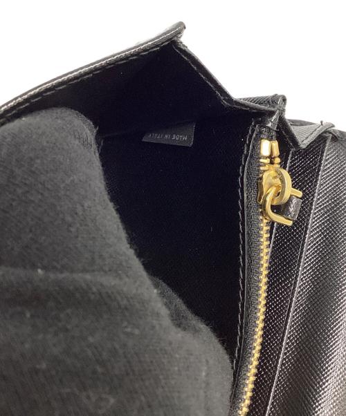 PRADA（プラダ）PRADA (プラダ) プラダ/サフィアーノ/長財布 ブラックの古着・服飾アイテム