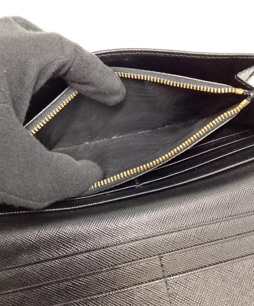 PRADA（プラダ）PRADA (プラダ) プラダ/サフィアーノ/長財布 ブラックの古着・服飾アイテム