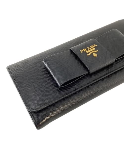 PRADA（プラダ）PRADA (プラダ) プラダ/サフィアーノ/長財布 ブラックの古着・服飾アイテム