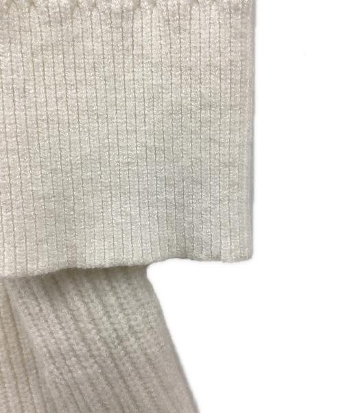 M ME EME（エムミーエメ）M ME EME (エムミーエメ) 長袖ワンピース アイボリー サイズ:FREEの古着・服飾アイテム