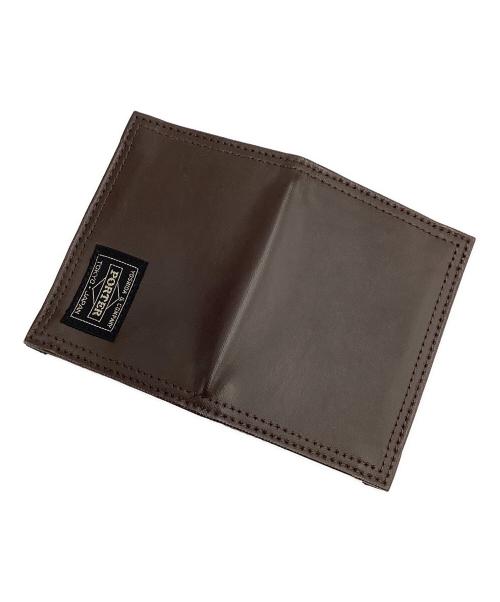 PORTER（ポーター）PORTER (ポーター) カードケース ブラウンの古着・服飾アイテム