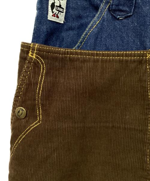 CHUMS（チャムス）CHUMS (チャムス) デニムパンツ インディゴ×ブラウン サイズ:Sの古着・服飾アイテム