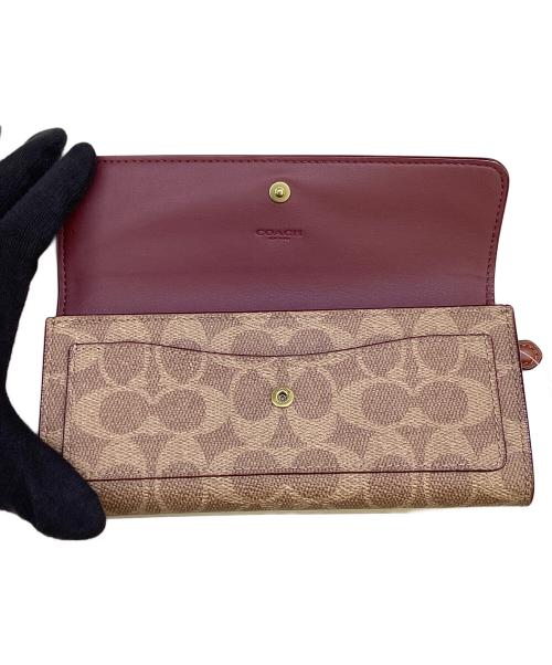 COACH（コーチ）COACH (コーチ) コーチ/CAT55/長財布 ブラウン×ベージュ 未使用品の古着・服飾アイテム