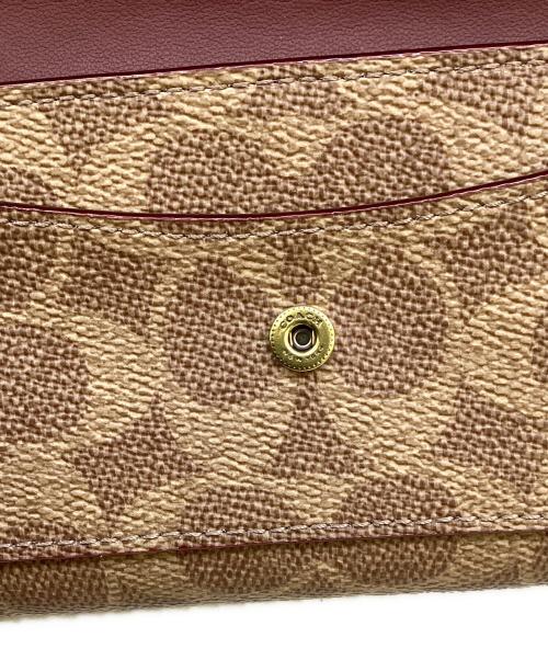 COACH（コーチ）COACH (コーチ) コーチ/CAT55/長財布 ブラウン×ベージュ 未使用品の古着・服飾アイテム