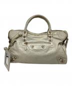 BALENCIAGAバレンシアガ）の古着「バレンシアガ/ジャイアントシティー/281770 1243/2WAYハンドバッグ」｜グレー