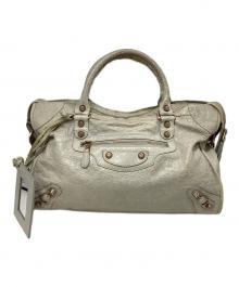BALENCIAGA（バレンシアガ）の古着「バレンシアガ/ジャイアントシティー/281770 1243/2WAYハンドバッグ」｜グレー