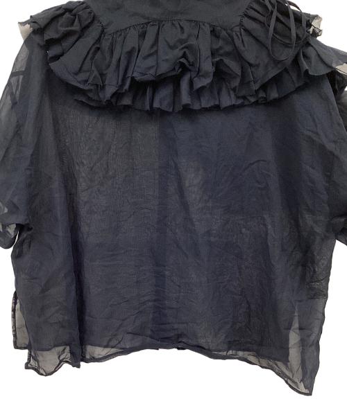 YORI（ヨリ）YORI (ヨリ) 半袖シャツ ネイビー サイズ:38の古着・服飾アイテム