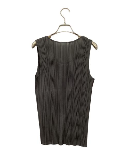 PLEATS PLEASE（プリーツプリーズ）PLEATS PLEASE (プリーツプリーズ) ノースリーブカットソー グレー サイズ:4の古着・服飾アイテム