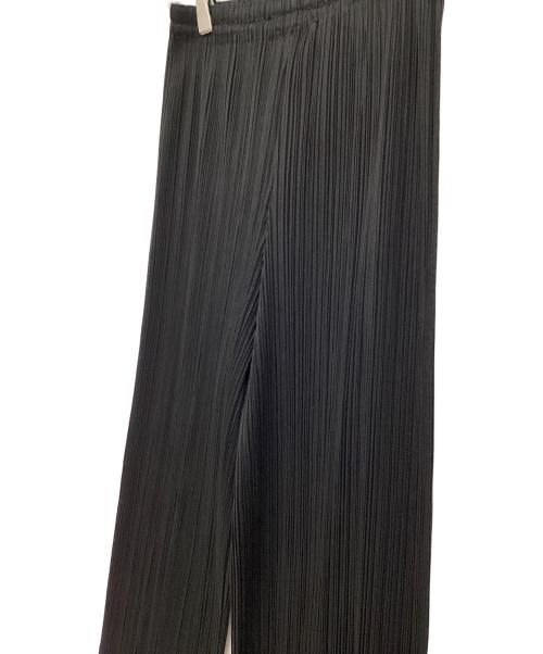 PLEATS PLEASE（プリーツプリーズ）PLEATS PLEASE (プリーツプリーズ) プリーツパンツ ブラック サイズ:表記なしの古着・服飾アイテム