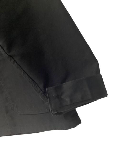 confiance textile（コンフィアントテキスタイル）confiance textile (コンフィアントテキスタイル) ブラックモールスキンワークジャケット ブラック サイズ:48-50の古着・服飾アイテム