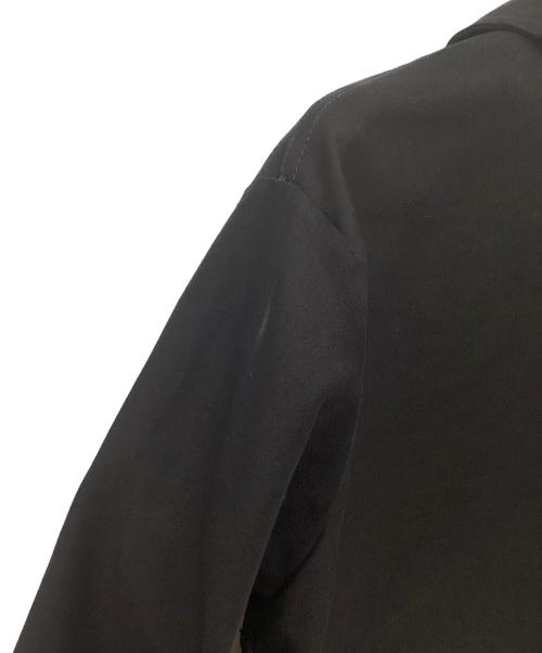 confiance textile（コンフィアントテキスタイル）confiance textile (コンフィアントテキスタイル) ブラックモールスキンワークジャケット ブラック サイズ:48-50の古着・服飾アイテム