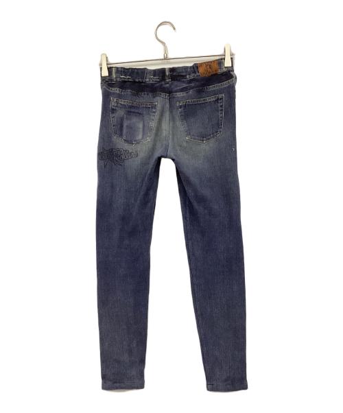 Hysteric Glamour（ヒステリックグラマー）Hysteric Glamour (ヒステリックグラマー) 転写リバーシブルパンツ ブルー サイズ:FREEの古着・服飾アイテム