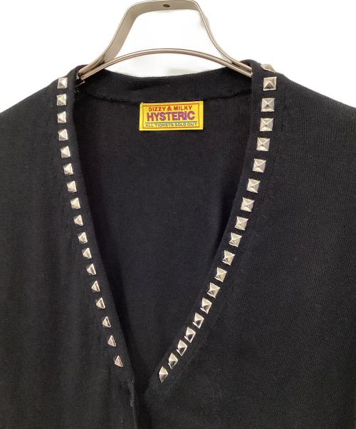 Hysteric Glamour（ヒステリックグラマー）Hysteric Glamour (ヒステリックグラマー) 薄手カーディガン ブラック サイズ:FREEの古着・服飾アイテム
