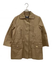 Salvatore Ferragamo（サルヴァトーレ フェラガモ）の古着「ジップアップジャケット」｜ブラウン