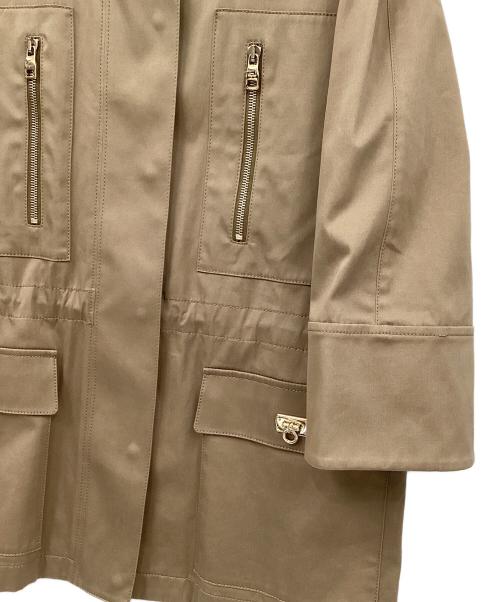 Salvatore Ferragamo（サルヴァトーレ フェラガモ）Salvatore Ferragamo (サルヴァトーレ フェラガモ) ジップアップジャケット ブラウン サイズ:40の古着・服飾アイテム