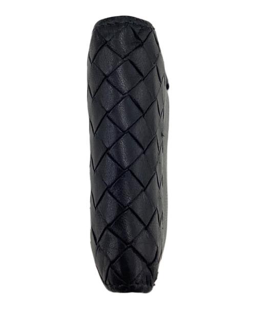 BOTTEGA VENETA（ボッテガベネタ）BOTTEGA VENETA (ボッテガベネタ) ボッテガベネタ/2つ折り財布 ブラックの古着・服飾アイテム