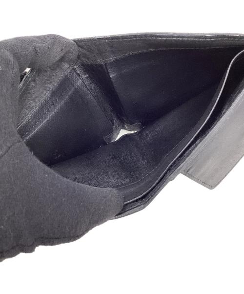 BOTTEGA VENETA（ボッテガベネタ）BOTTEGA VENETA (ボッテガベネタ) ボッテガベネタ/2つ折り財布 ブラックの古着・服飾アイテム