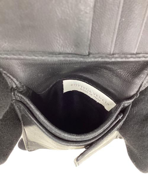 BOTTEGA VENETA（ボッテガベネタ）BOTTEGA VENETA (ボッテガベネタ) ボッテガベネタ/2つ折り財布 ブラックの古着・服飾アイテム