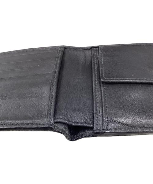 BOTTEGA VENETA（ボッテガベネタ）BOTTEGA VENETA (ボッテガベネタ) ボッテガベネタ/2つ折り財布 ブラックの古着・服飾アイテム