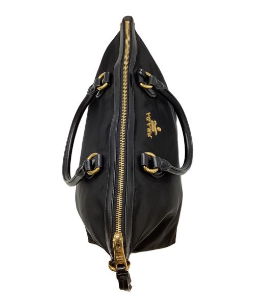PRADA（プラダ）PRADA (プラダ) プラダ/1BA104/2WAYショルダーバッグ ブラック×ゴールドの古着・服飾アイテム