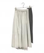 sacaiサカイ）の古着「ドッキングスカート」｜グレー×ホワイト