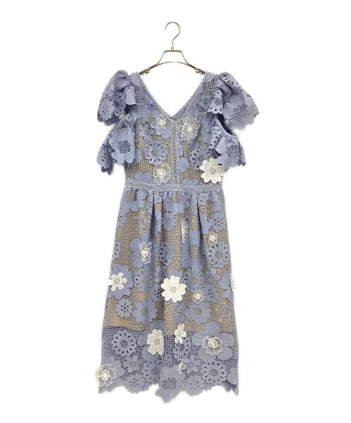 CHESTY（チェスティ）CHESTY (チェスティ) ノースリーブ・キャミソールワンピース ブルー サイズ:1の古着・服飾アイテム