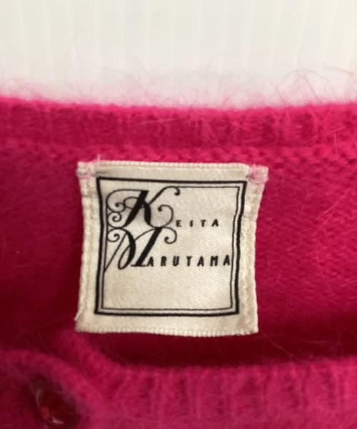 KEITA MARUYAMA（ケイタマルヤマ）KEITA MARUYAMA (ケイタマルヤマ) 厚手カーディガン ショッキングピンク サイズ:2の古着・服飾アイテム