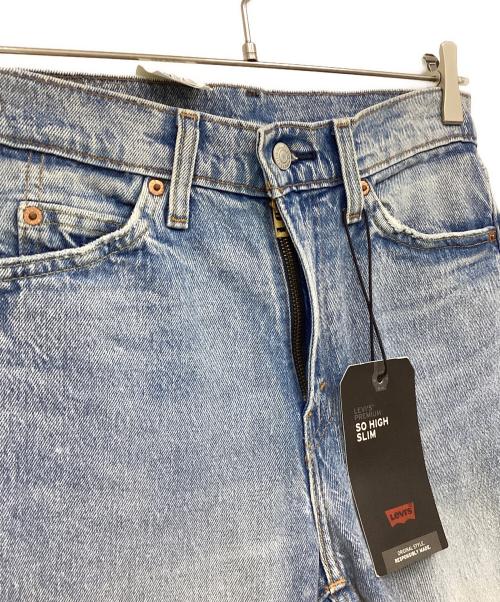 LEVI'S（リーバイス）LEVI'S (リーバイス) ダメージ加工デニムパンツ ブルー サイズ:71cm(W28) 未使用品の古着・服飾アイテム