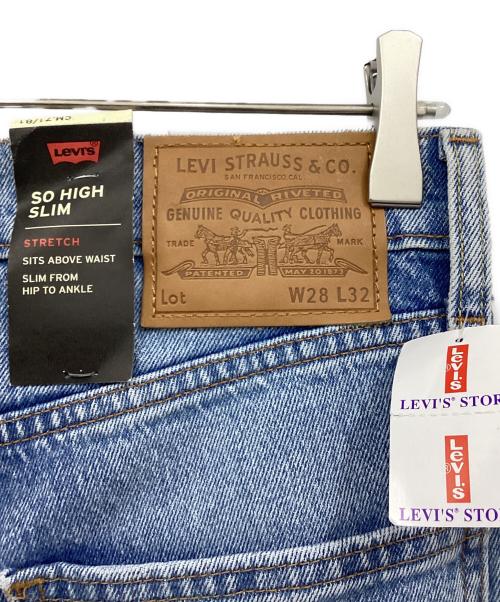 LEVI'S（リーバイス）LEVI'S (リーバイス) ダメージ加工デニムパンツ ブルー サイズ:71cm(W28) 未使用品の古着・服飾アイテム