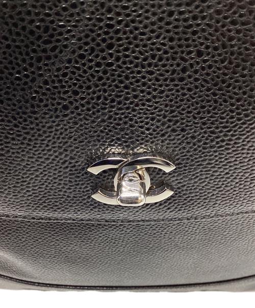 CHANEL（シャネル）CHANEL (シャネル) シャネル/ココマーク/リュック ブラック×シルバーの古着・服飾アイテム
