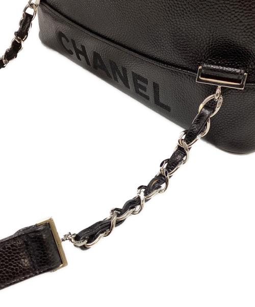 CHANEL（シャネル）CHANEL (シャネル) シャネル/ココマーク/リュック ブラック×シルバーの古着・服飾アイテム