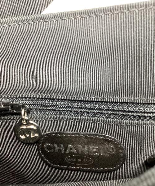 CHANEL（シャネル）CHANEL (シャネル) シャネル/ココマーク/リュック ブラック×シルバーの古着・服飾アイテム