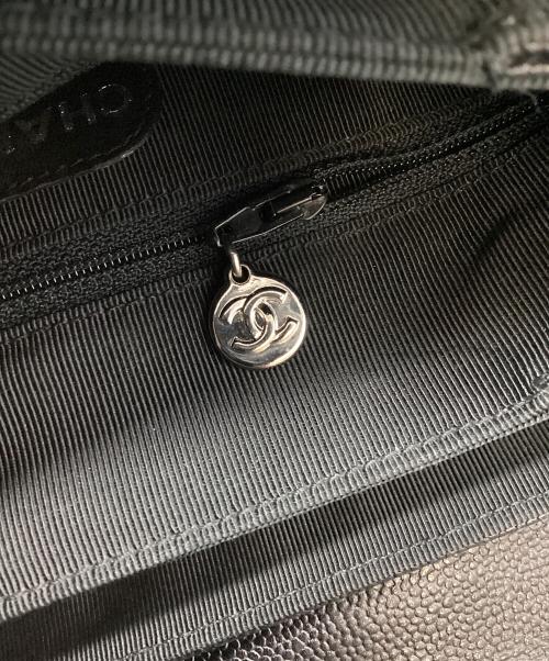 CHANEL（シャネル）CHANEL (シャネル) シャネル/ココマーク/リュック ブラック×シルバーの古着・服飾アイテム