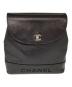 CHANEL（シャネル）の古着「シャネル/ココマーク/リュック」｜ブラック×シルバー