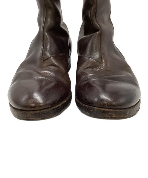PREMIATA（プレミアータ）PREMIATA (プレミアータ) PUMA (プーマ) ジップアップレザーブーツ ダークブラウン サイズ:6　1/2の古着・服飾アイテム