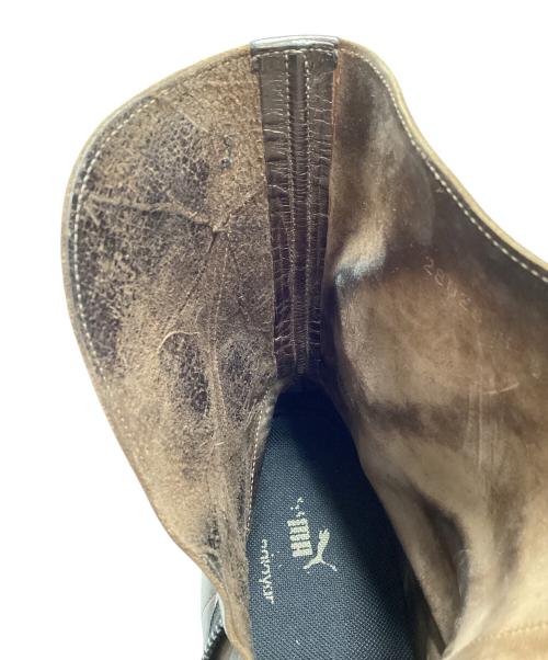 PREMIATA（プレミアータ）PREMIATA (プレミアータ) PUMA (プーマ) ジップアップレザーブーツ ダークブラウン サイズ:6　1/2の古着・服飾アイテム