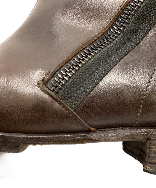 PREMIATA（プレミアータ）PREMIATA (プレミアータ) PUMA (プーマ) ジップアップレザーブーツ ダークブラウン サイズ:6　1/2の古着・服飾アイテム