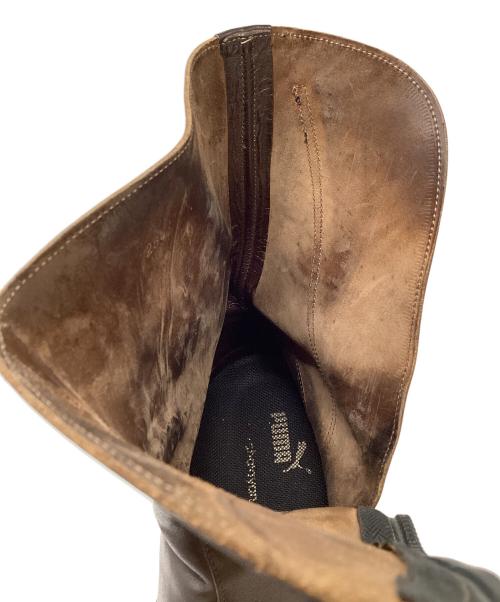 PREMIATA（プレミアータ）PREMIATA (プレミアータ) PUMA (プーマ) ジップアップレザーブーツ ダークブラウン サイズ:6　1/2の古着・服飾アイテム