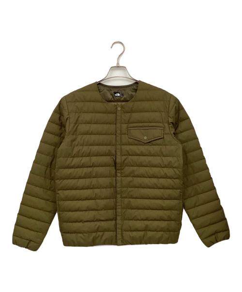 THE NORTH FACE（ザ ノース フェイス）THE NORTH FACE (ザ ノース フェイス) ウインドストッパーゼファーシェルカーディガン オリーブ サイズ:Mの古着・服飾アイテム