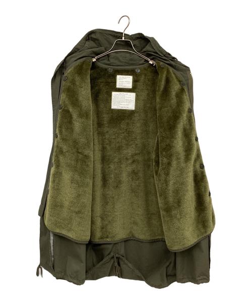 HOUSTON（ヒューストン）HOUSTON (ヒューストン) モッズコート オリーブ サイズ:XSの古着・服飾アイテム