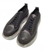 ）の古着「オーバーサイズドスニーカー」｜ブラック×シルバー