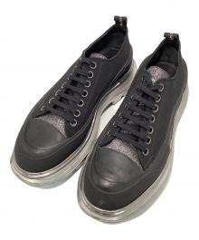 ALEXANDER McQUEEN（アレキサンダーマックイーン）の古着「オーバーサイズドスニーカー」｜ブラック×シルバー