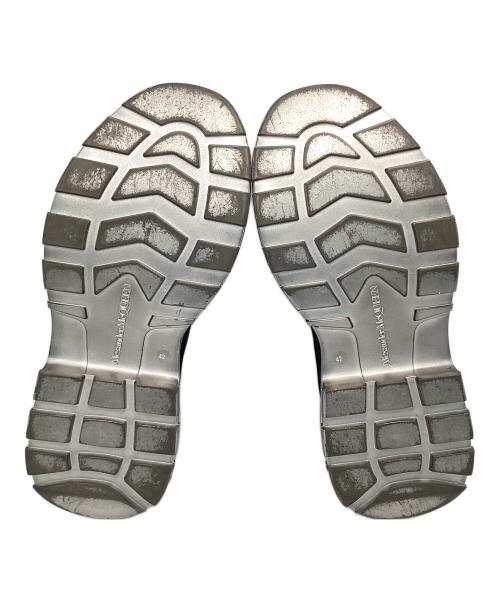 ALEXANDER McQUEEN（アレキサンダーマックイーン）ALEXANDER McQUEEN (アレキサンダーマックイーン) オーバーサイズドスニーカー ブラック×シルバー サイズ:27㎝の古着・服飾アイテム