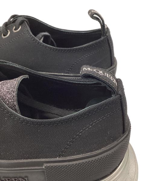 ALEXANDER McQUEEN（アレキサンダーマックイーン）ALEXANDER McQUEEN (アレキサンダーマックイーン) オーバーサイズドスニーカー ブラック×シルバー サイズ:27㎝の古着・服飾アイテム