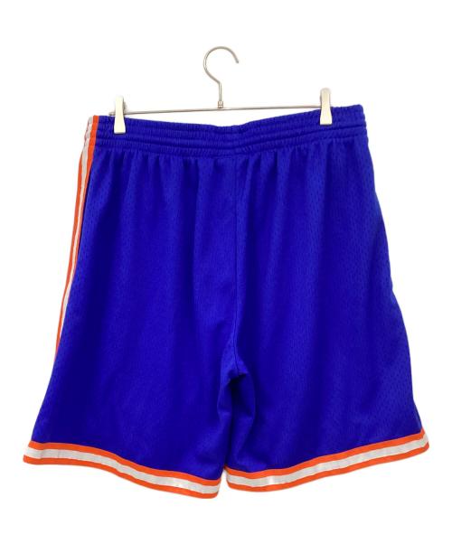 HARDWOOD CLASSICS（ハードウッドクラシック）HARDWOOD CLASSICS (ハードウッドクラシック) MITCHELL & NESS (ミッチェルアンドネス) ハーフパンツ ブルー×オレンジ サイズ:XLの古着・服飾アイテム