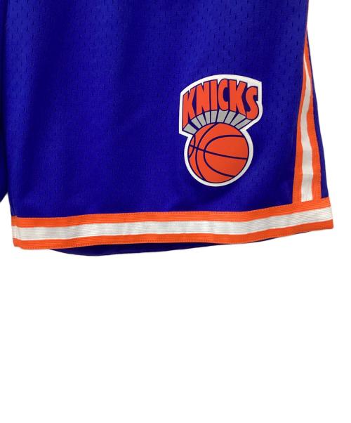 HARDWOOD CLASSICS（ハードウッドクラシック）HARDWOOD CLASSICS (ハードウッドクラシック) MITCHELL & NESS (ミッチェルアンドネス) ハーフパンツ ブルー×オレンジ サイズ:XLの古着・服飾アイテム